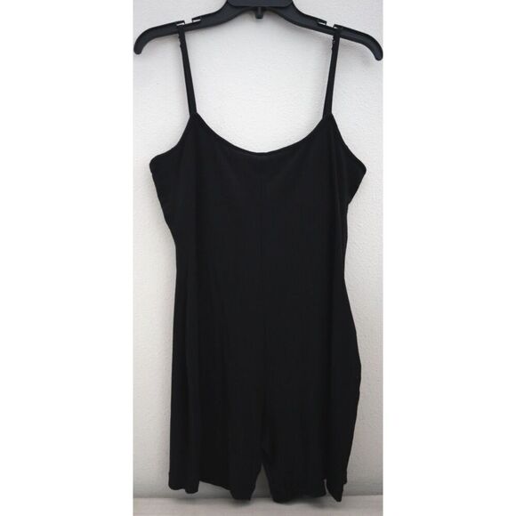SKIMS OS-MDT-2695 Women's Sz XL Onyx Black Soft Lounge One-Piece Bodysuit - Picture 2 of 10